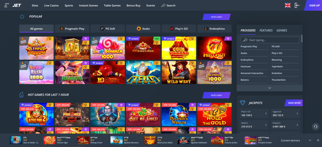 jet casino recenzija igre