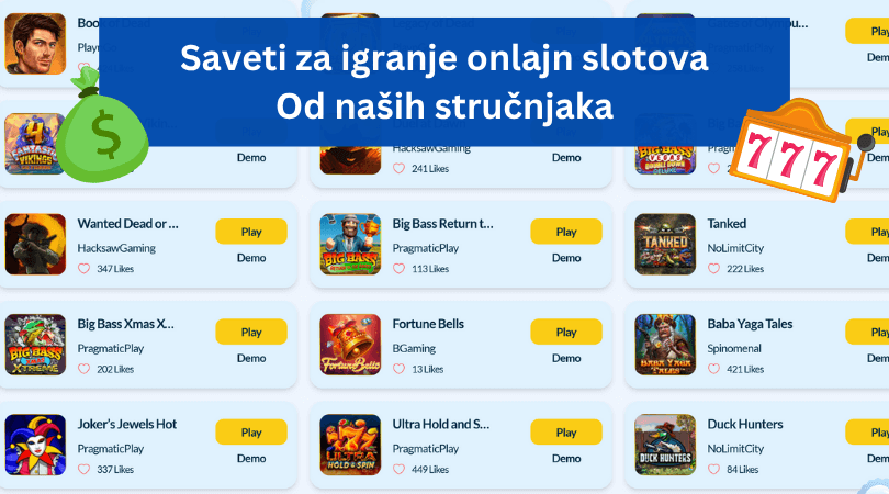 saveti za igranje onlajn slotova