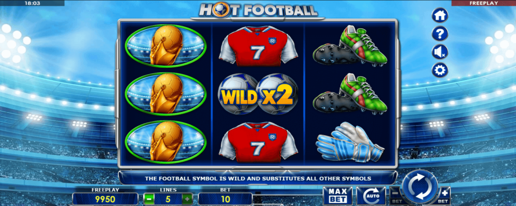 fudbalski onlajn slotovi hot football