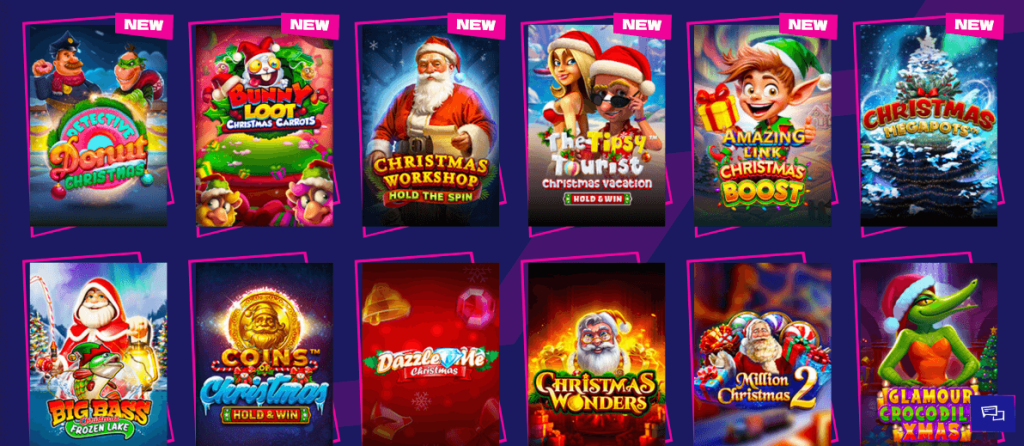 Najbolji božićni slotovi selekcija 1