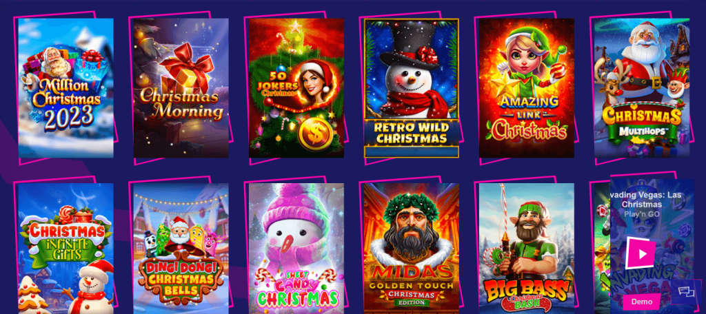 Najbolji božićni slotovi selekcija 2