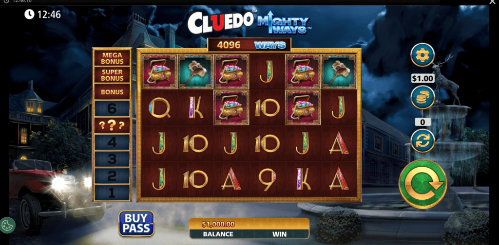 Cluedo MightyWays Slot